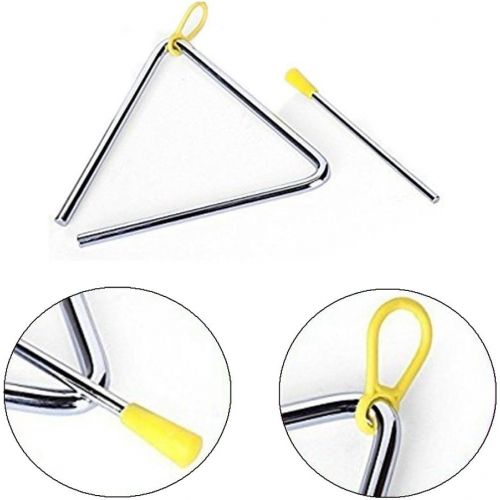  [아마존베스트]Demarkt Musical Triangle Steel School Children Early Years With Beater 4Inch