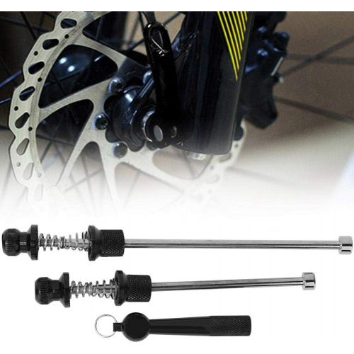  [아마존베스트]Demeras Bike Anti Theft Skewer Set Quick Release Aluminum Alloy Wheel Locking Set for Mountain Bicycle Road Bike