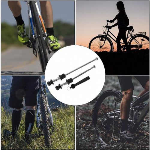  [아마존베스트]Demeras Bike Anti Theft Skewer Set Quick Release Aluminum Alloy Wheel Locking Set for Mountain Bicycle Road Bike