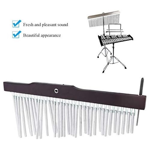  [아마존베스트]Demeras Wind Bar Chime Percussion Instrument Aluminium Single Bar Chimes with Repair Stand for Personal/Band/Studio Recording (36)