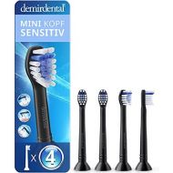 Demirdental attachments suitable for Philips Sonicare replacement brushes, mini sensitive black, soft small brush heads, HX6084b
