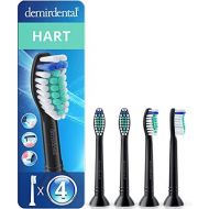 Demirdental HX7034b Hard Attachments Suitable for Philips Sonicare Sonic Toothbrushes Black Pack of 4