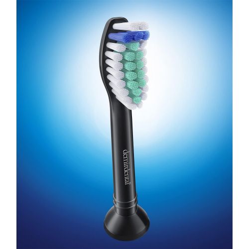  Demirdental HX7034b Hard Attachments Suitable for Philips Sonicare Sonic Toothbrushes Black Pack of 4