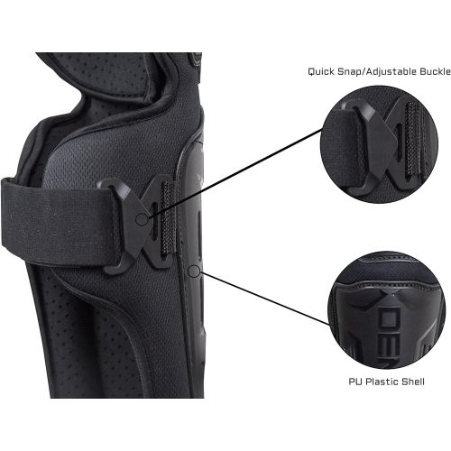  [아마존베스트]Demon United Demon Dirt Mountain Bike Knee Pads & Shin Pads, BMX Knee Guards, Motorcycle Leg and Shin Guards