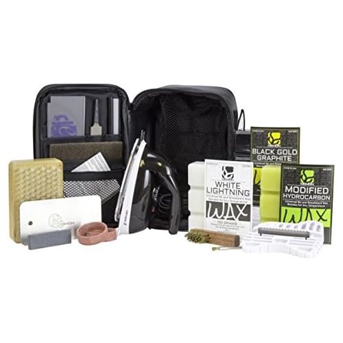  [아마존베스트]Demon Podium Ski Snowboard Tune Kit with Iron and Premium Universal Wax Kit