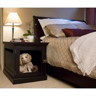 DenHaus Medium Espresso TownHaus Hideaway Dog House with Nightstand End Table