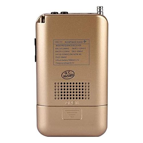  [아마존베스트]-Service-Informationen Denash Portable FM Radio Receiver with Full Band LCD Display with Radio Recorder and Headphones