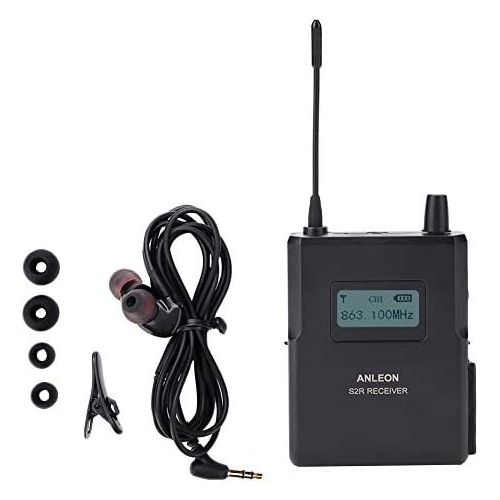  [아마존베스트]Denash 863-865 MHz Stage Monitor Receiver 1/4 Wavelength Clear Sound For ANLEON S2 Wireless In-Ear Stage Monitor System LCD Frequency