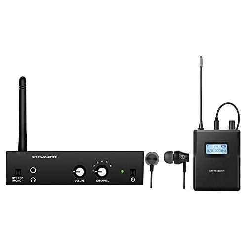  [아마존베스트]Denash for ANLEON S2 863-865MHz Wireless Ear Monitor System In-Ear Stereo Audio Monitor System for Wedding Mobile DJ Monitor, EU-STECKER