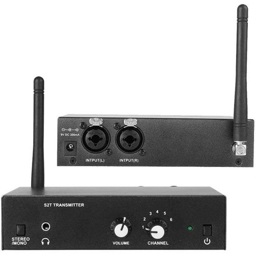  [아마존베스트]Denash for ANLEON S2 863-865MHz Wireless Ear Monitor System In-Ear Stereo Audio Monitor System for Wedding Mobile DJ Monitor, EU-STECKER