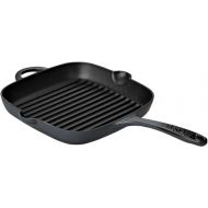 Denby - Halo Black Cast Iron Griddle Pan - 10 Inch Non Stick Frying Pan - Oven Safe, For All Stove Types, Induction, Gas, Electric