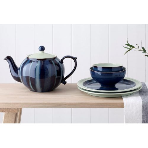 덴비 Denby USA Peveril Accent Oval Platter, Blue