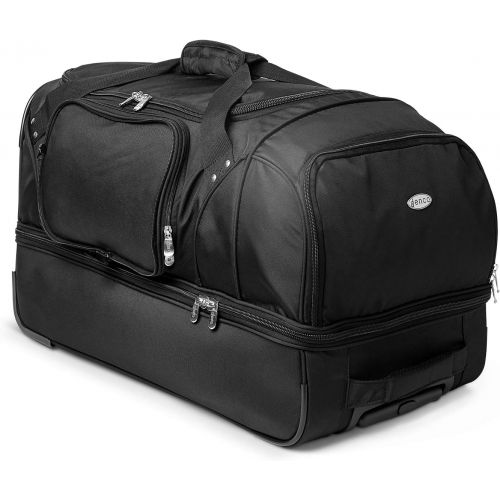  Denco NFL Drop Bottom Rolling Duffel Luggage