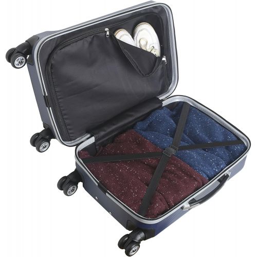  Denco NFL Arizona Cardinals Carry-On Hardcase Spinner, Navy