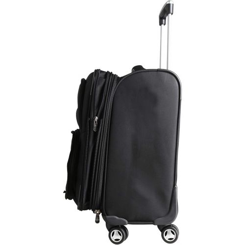  Denco NHL Domestic Carry-On Spinner, 20-Inch, Black