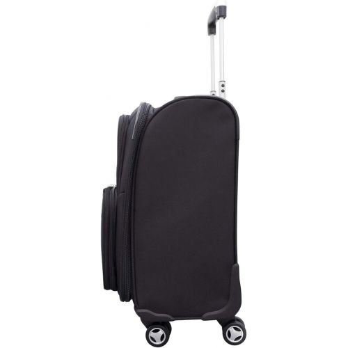  Denco NCAA Domestic Carry-On Spinner, 20-Inch, Black