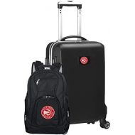 Denco NBA Deluxe 2-Piece Backpack & Carry-On Set, Black