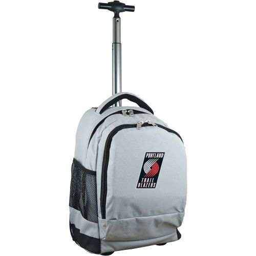  Denco NBA Expedition Wheeled Backpack, 19-inches, Grey