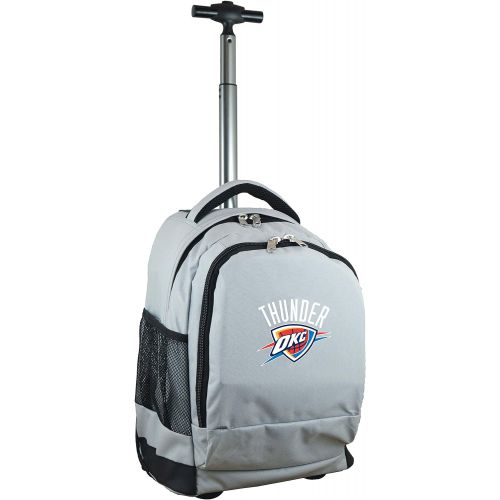  Denco NBA Expedition Wheeled Backpack, 19-inches, Grey