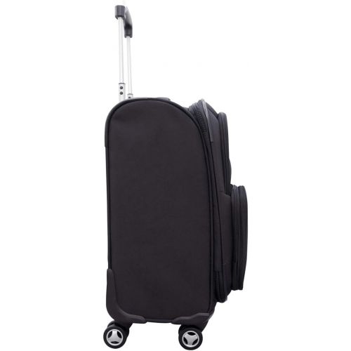  Denco NBA Domestic Carry-On Spinner, 20-inch, Black