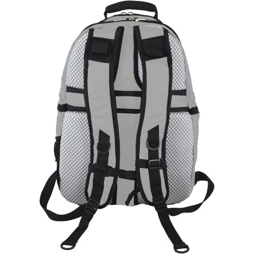  Denco NBA Voyager Laptop Backpack, 19-inches, Grey