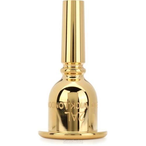  Denis Wick 2AL Heritage Bass Trombone Mouthpiece - Gold-plated