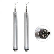 Denity 2PCS Teeth Cleaning Machine Air Scaler Kits with 3 Compatible Tips 4 Holes, Tooth Whitening Tools