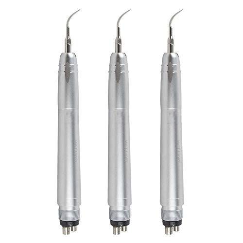  Denity Teeth Cleaning Machine Tooth Whitening Tools, Air Scaler Kits with 3 Compatible Tips 4 Holes(Pack of 3)