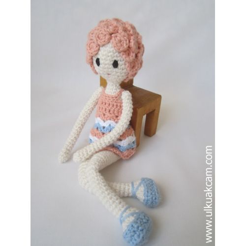  Denizmum Crocheted Doll - made from certified 100% organic cotton garn