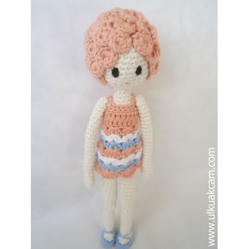  Denizmum Crocheted Doll - made from certified 100% organic cotton garn
