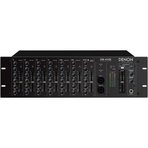  Denon DN-410X 10-channel Rackmount Mixer with Bluetooth