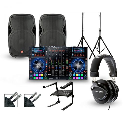  Denon MCX8000 with Harbinger V1015 DJ Package