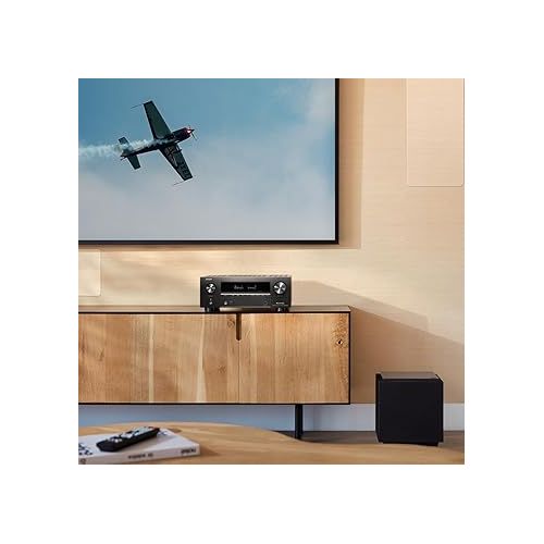  Denon AVR-X3800H 9.4-Ch Receiver - 8K UHD Home Theater AVR (105W X 9) Built-in Bluetooth, Wi-Fi & HEOS Multi-Room Streaming, Dolby Atmos, DTS:X, IMAX Enhanced & Auro 3D