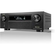 Denon AVR-X6800H 11.4 Channel AV Receiver - 140W/Channel, Wireless Streaming via Built-in HEOS, WiFi, & Bluetooth, Supports Dolby Vision, HLG, HDR10+, Dynamic HDR, & Dolby Atmos Height Virtualization