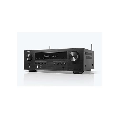  Denon AVR-S760H 7.2-Channel Home Theater AV Receiver 8K Video Ultra HD 4K/120 - (New 2021) (Renewed)