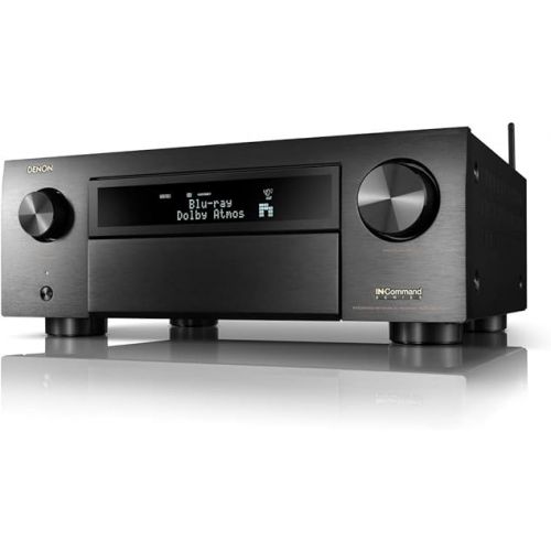  Denon AVR-X6700H 8K Ultra HD 11.2 Channel (140Watt X 11) AV Receiver - 3D Audio & Video with IMAX Enhanced, Built for Gaming, Music Streaming, Alexa + HEOS