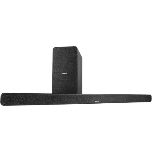  Denon DHT-S517 Sound Bar for TV with Wireless Subwoofer, 3D Surround Sound, Dolby Atmos, HDMI eARC Compatibility, Wireless Music Streaming via Bluetooth, Quick Setup, Wall-Mountable