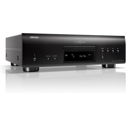  Denon DCD-1700NE CD/SACD Player, Ultra-Precision 192 kHz/32 Bit D/A Converter, Vibration-Resistant Design, Supports DSD, FLAC, and WAV Files, Pure Direct Mode, 2 Digital Audio Outputs, Black