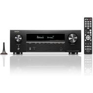 Denon AVR-X1800H 7.2 Channel AV Receiver - 80W/Channel, Wireless Streaming via Built-in HEOS, WiFi, & Bluetooth, Supports Dolby Vision, HDR10+, Dynamic HDR, and Home Automation Systems