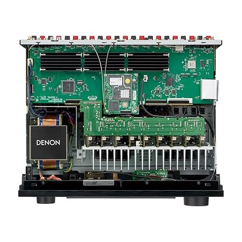  Denon AVR-X4800H 9.4-Ch Receiver (2022 Model) - 8K UHD Home Theater AVR (125W X 9) Built-in Bluetooth, Wi-Fi & HEOS Multi-Room Streaming, Dolby Atmos, DTS:X Pro, IMAX Enhanced & Auro 3D