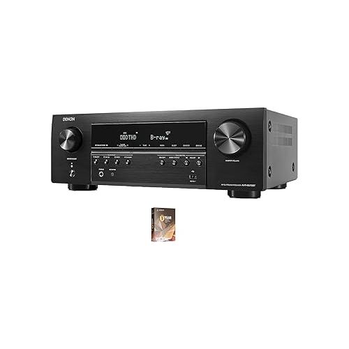  Denon AVR-S570BT 5.2Ch 8K Receiver with Surround Sound and Dolby TrueHD with an Additional 1 Year Extended Amber Protection (2022)