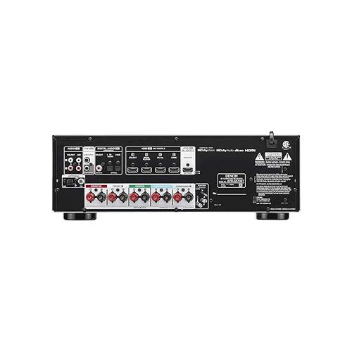  Denon AVR-S570BT 5.2Ch 8K Receiver with Surround Sound and Dolby TrueHD with an Additional 1 Year Extended Amber Protection (2022)