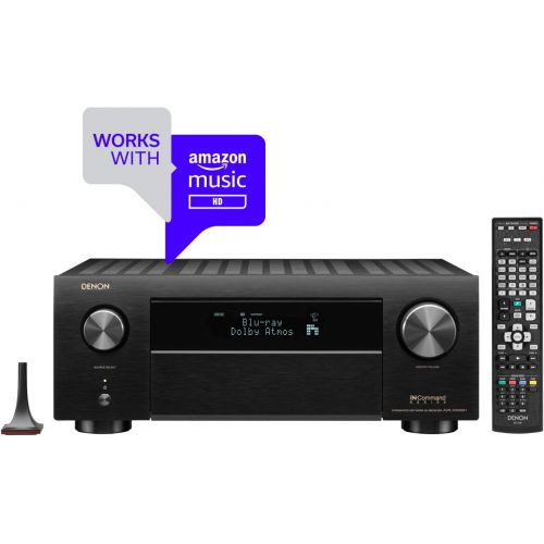  [아마존 핫딜] Denon AVR-X4500H Receiver - 8 HDMI In /3 Out, High Power 9.2 Channel Amplifier (125 W/Ch) | Dolby Surround Sound, Music Streaming with Alexa + HEOS