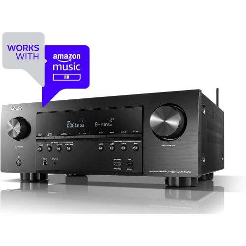  [아마존베스트]Denon AVR-S940H Receiver, 185W Power, 7.2 Channel 4K Ultra HD Video, Amazing 3D Dolby Surround Sound, Music Streaming System, Alexa Control, HEOS Wireless Speaker Expansion, TV and