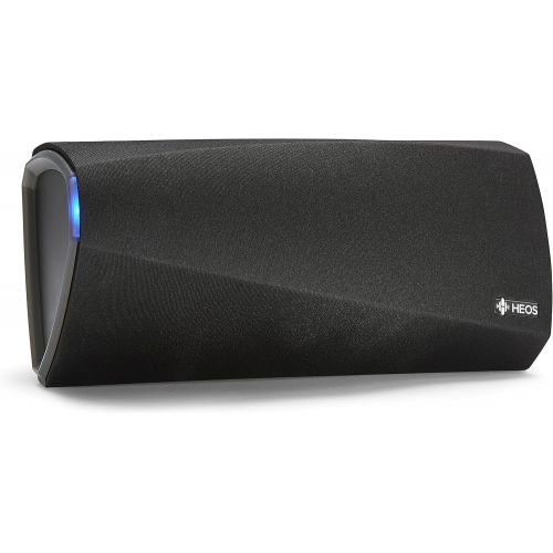  [아마존베스트]Denon Heos 3 HS2 New Hi-Res Audio, Compact, Portable Wireless Bluetooth Speaker with Amazing Sound (Updated Version), Black, Works with Alexa