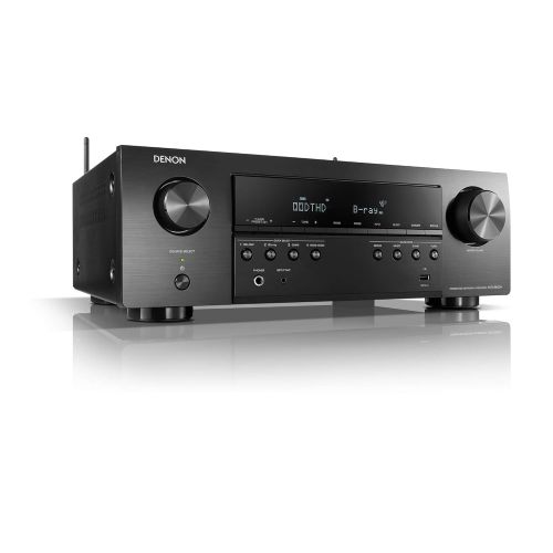  Denon AVR-S650H Audio Video Receiver, 5.2 Channel (150W X 5) 4K UHD Home Theater Surround Sound (2019) | Music Streaming | Wi-Fi, Bluetooth, AirPlay 2, Alexa, HEOS Built-in | eARC