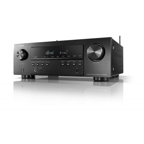  Denon AVR-S650H Audio Video Receiver, 5.2 Channel (150W X 5) 4K UHD Home Theater Surround Sound (2019) | Music Streaming | Wi-Fi, Bluetooth, AirPlay 2, Alexa, HEOS Built-in | eARC