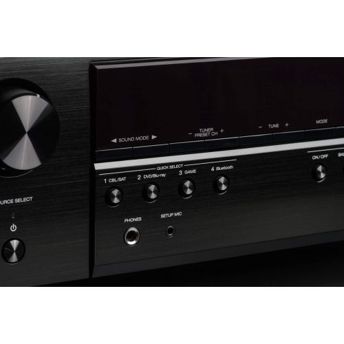  Denon AVR-S540BT Receiver, 5.2 channel, 4K Ultra HD Audio and Video, Home Theater System, built-in Bluetooth and USB port, Compatible with HEOS Link for Wireless Music Streaming