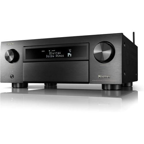  Denon AVR-X6700H 8K Ultra HD 11.2 Channel (140Watt X 11) AV Receiver 2020 Model - 3D Audio & Video with IMAX Enhanced, Built for Gaming, Music Streaming, Alexa + HEOS