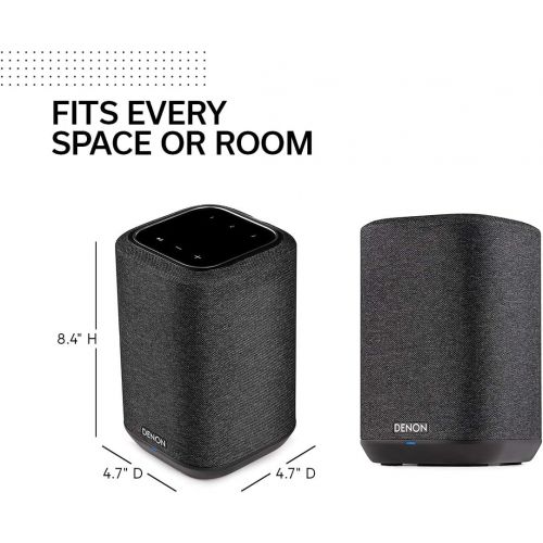  Denon Home 150 Wireless Speaker (2020 Model) HEOS Built-in, Alexa Built-in, AirPlay 2, and Bluetooth Compact Design Black